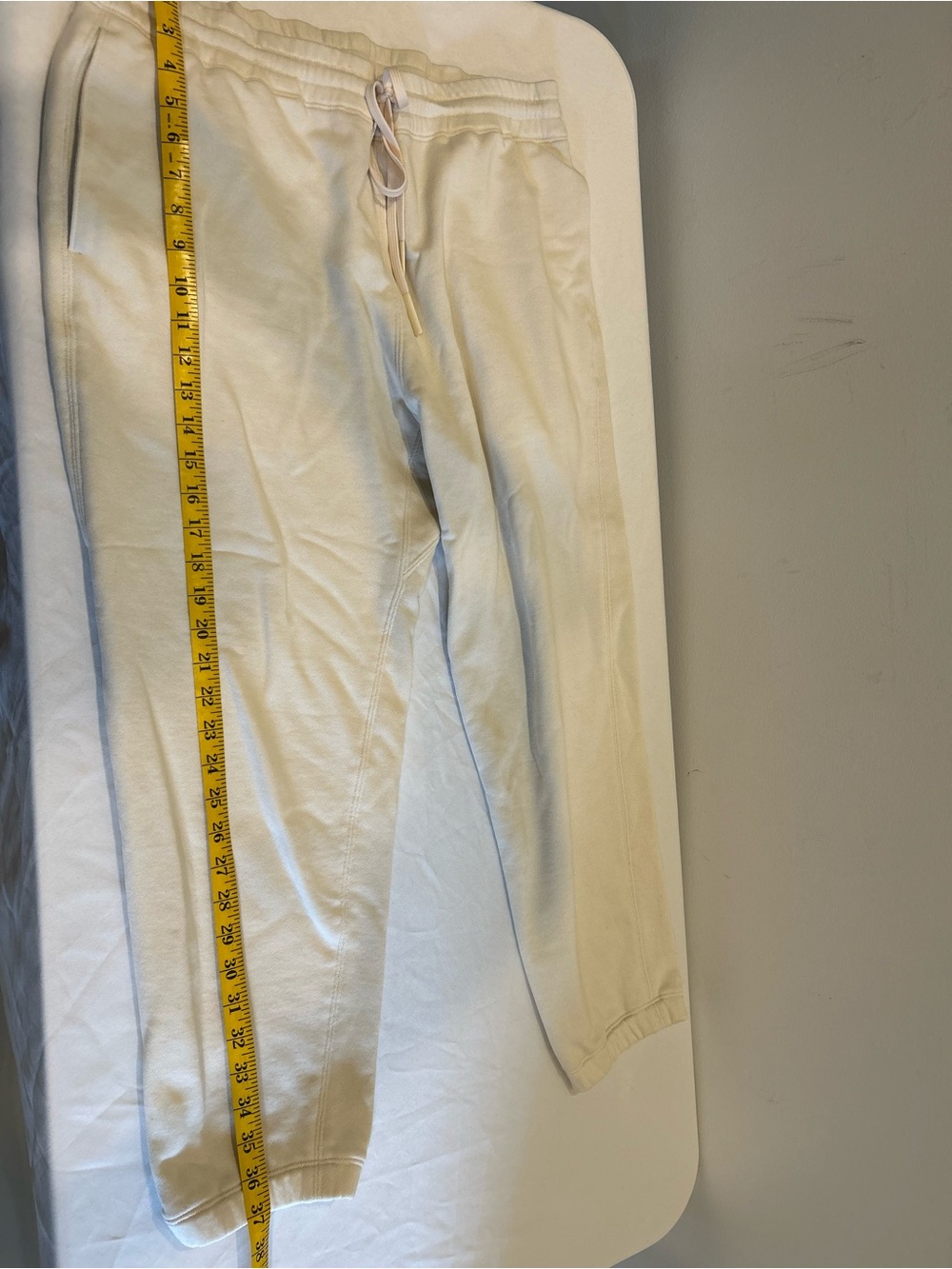 Theory cream Drawstring Jogger Pants